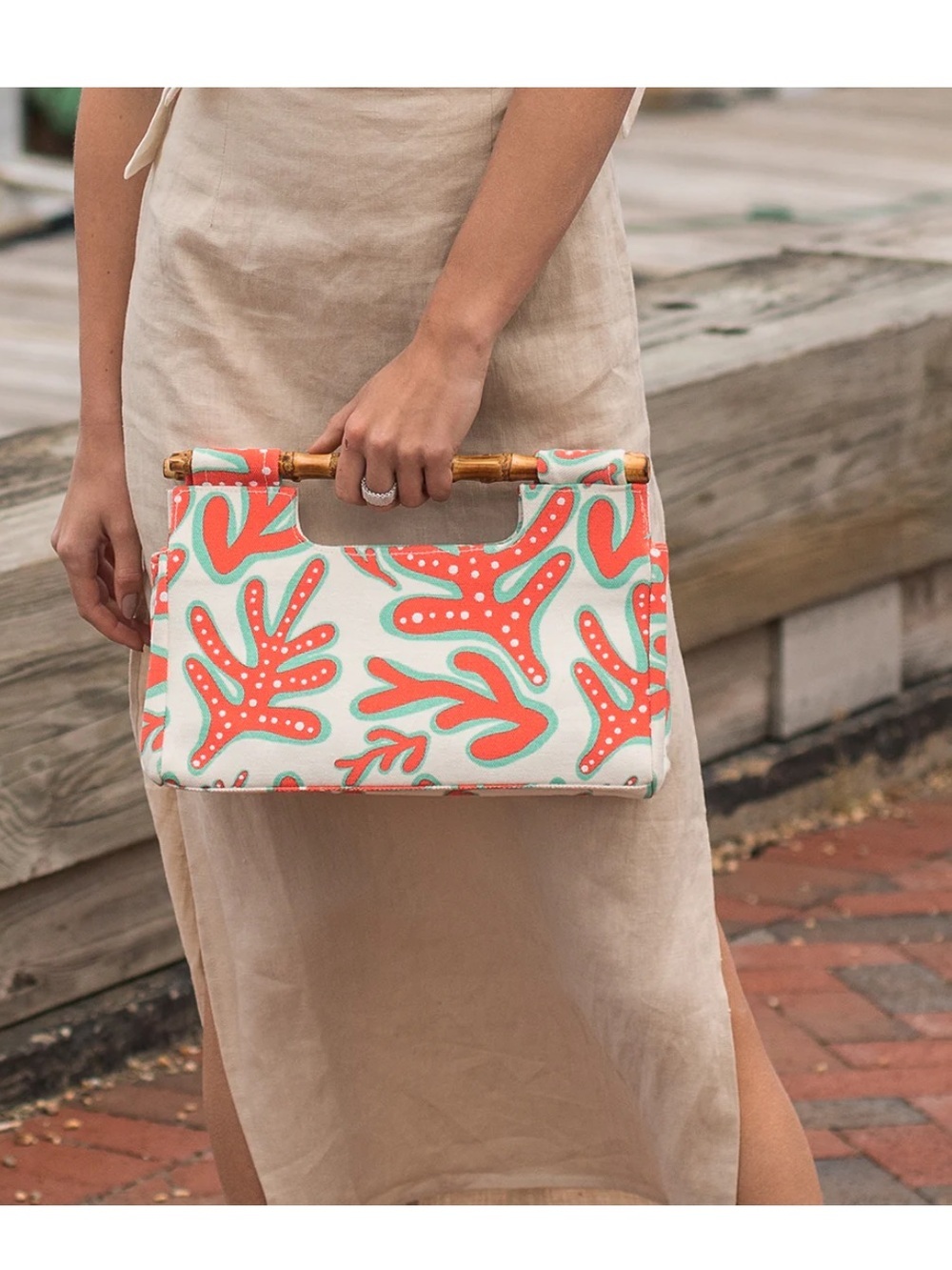 The Lilibridge Bamboo Clutch NWT